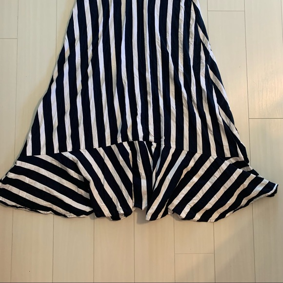 Women’s Chaps Blue & White Striped Maxi Dress Size XL - Picture 6 of 11